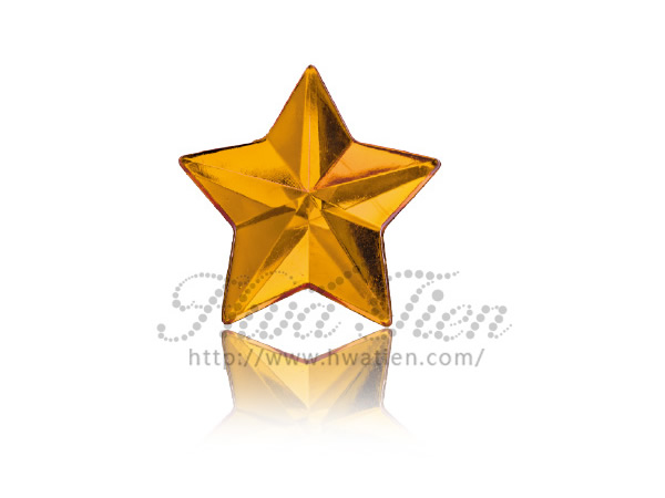 Star Acrylic Gemstone Made by Taiwan Gemstone Factory